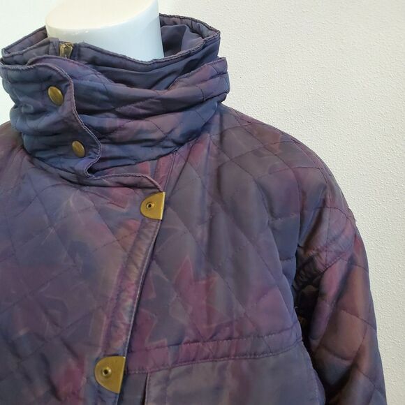 Vintage 80s Snuggler Purple Quilted Jacket - Picture 6 of 14